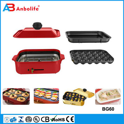 Anbo Factory прямая горячая продажа Не липкая круглая электрическая плитка для гриля/электрическая плитка для пиццы плитка для жарки