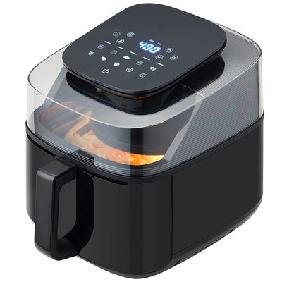 Электрический Wifi Tuya 3.5L 4L 5.5L 6.5L 8L 9L Умный стеклянный безмасляный фритюр