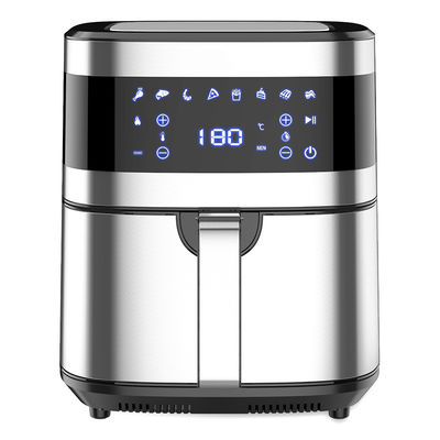 Цифровое управление Anbolife 1800w 8L емкость воздушный фрайер печь с ЖК-меню