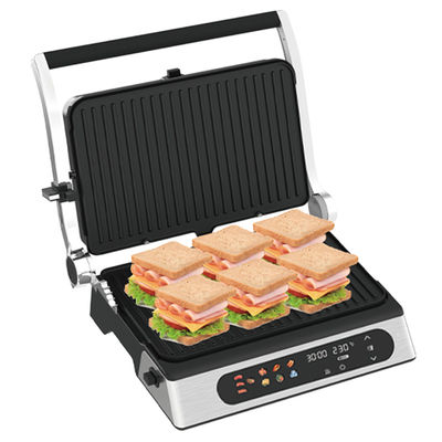 Электрический контакт Bbq Бездымный гриль Домашний кулинарный прибор Отсоединительный 4/6 Слайс Панини Мастер