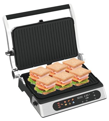 Электрическая энергоэффективность класса А 2200w вафли Panini Maker 1 год гарантия
