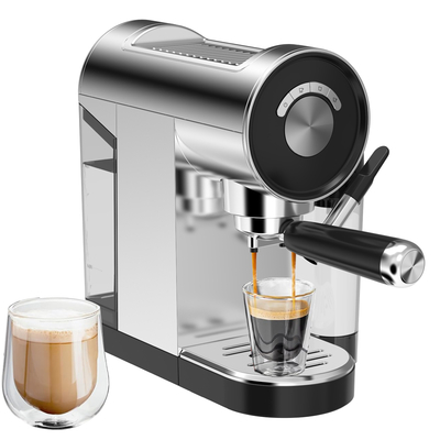 Anbolife High Quality Semi-Automatic Coffee Machine Espresso With Thermometer Coffee Makers for Home Use