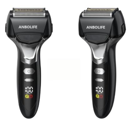 Портативная электробритва для мужчин с аккумулятором 1000 мАч, USB-перезаряжаемая бритва для путешествий и повседневного использования