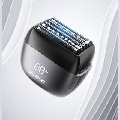 ANBOLIFE 6 Blade Electric Razor с магнитным всасыванием и литийным аккумулятором 900mAh - IPX7 водонепроницаемая бритва для мужчин