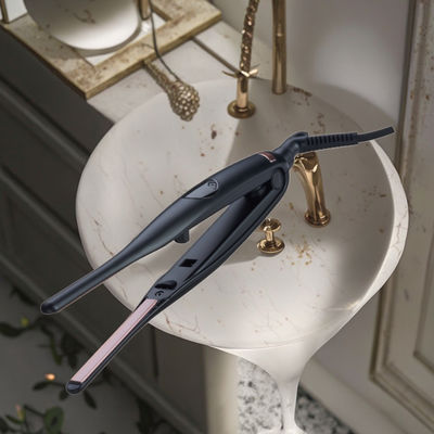 Щипцы-выпрямитель для волос 20 Вт двойного назначения с регулировкой температуры 200-250°C и двойной укладкой для влажных и сухих волос