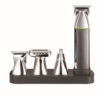 Многофункциональная электрическая машинка для стрижки 5 в 1 с аккумулятором 1200 мАч и гарантией 1 год для быстрой зарядки и полной промывки триммера для волос