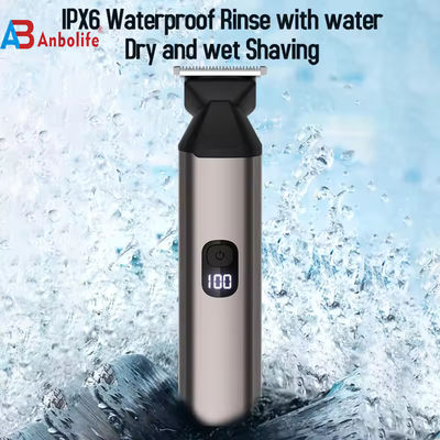 6 в 1 многофункциональная электрическая стрижка для волос с IPX7 водонепроницаемой и 1,5 часа времени зарядки для мужского ухода