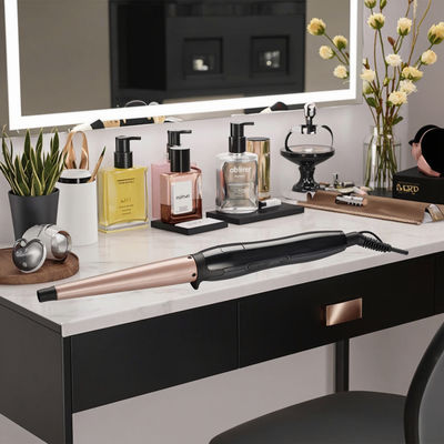 Керамическая плойка для завивки волос с цилиндром 25 мм, гарантия 1 год и напряжение 110-240 В для гладких блестящих локонов