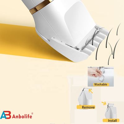 Перезаряжаемая электробритва для женщин с водонепроницаемостью IPX7, аккумулятором 600 мАч и временем работы 100 минут, триммер для бикини