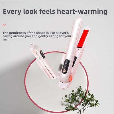 Компактная плойка для завивки волос с диапазоном температур 160-200°C и гарантией 1 год. Двусторонний выпрямитель для волос