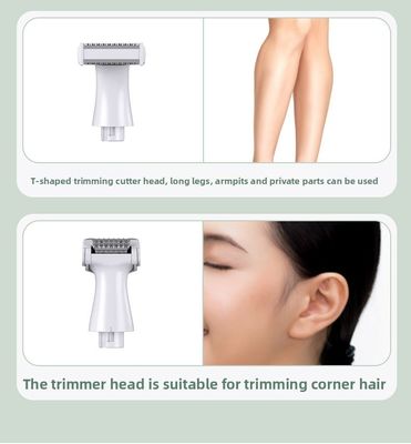 Многофункциональный женский эпилятор 6-в-1 с аккумулятором 1200 мАч, лезвием из нержавеющей стали и бесплатными запасными частями