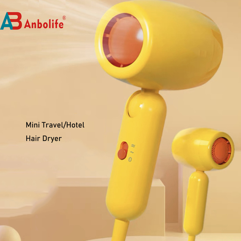 Фен для волос 600 Вт 220-240 В с 2 настройками скорости и функцией ионизации для быстрой сушки